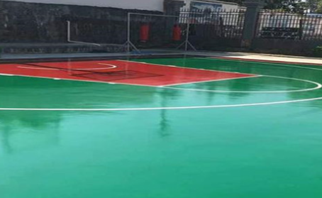 廊坊篮球场翻新地面